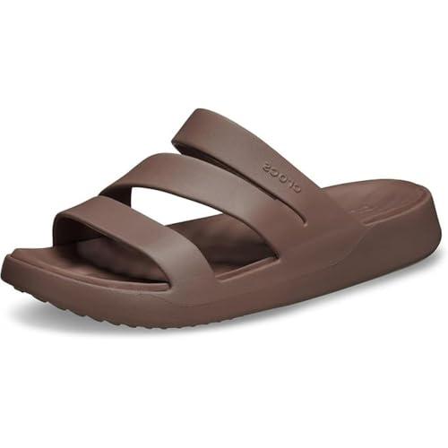 Crocs Donna Getaway Strappy Sandalo, Truffle, 39/40 EU