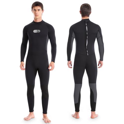 Muta da Uomo, Corpo Intero Muta Sub Uomo, Muta in Neoprene da 3mm Muta da Sub per Immersioni Snorkeling Nuoto Surf