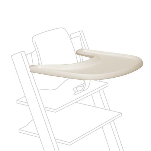 Stokke Vassoio, Vanilla White - Compatibile con Tripp Trapp Baby Set - Comodo da usare e pulire - In plastica senza BPA - Adatto per bambini dai 6 ai 36 mesi