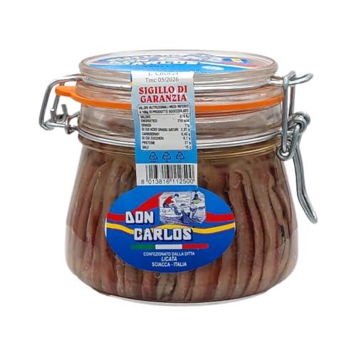 Filetti di Acciughe sott'Olio di Sciacca 550g