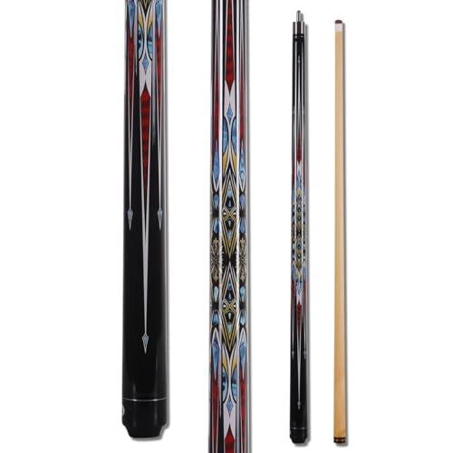 Teekerwang 58 Inch13mm 19oz/20oz Maple Billiard Stick Pool Cue Set, Canadian Maple Professional Billiard Pool Cue Stick Set, Billiard Cue Stick (Model B(19))