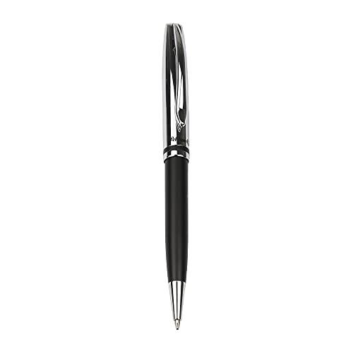 Pelikan - Jazz - Penna a Sfera - Metallo e Nero- Con Fermaglio Elastico e Meccanismo Rotante