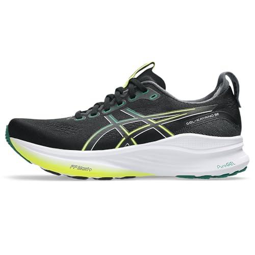 ASICS Gel-Kayano 32, Sneaker Uomo, Black Jasper Green, 45 EU