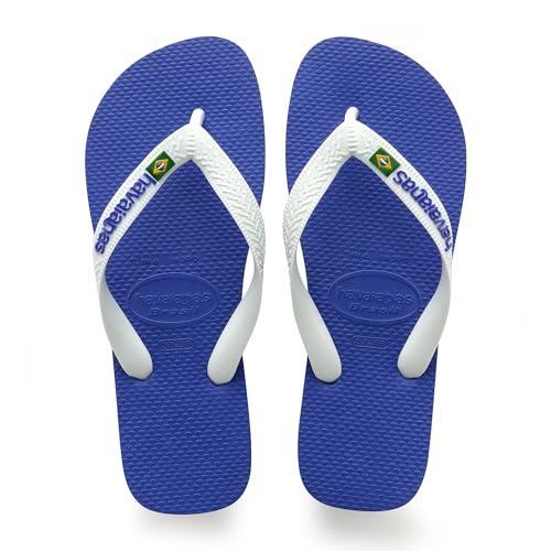 Havaianas - Brasil Logo, Infradito Iconiche, Comode E Resistenti, Strisce con la Bandiera Del Brasile E Suola Antiscivolo Con Strisce Colorate, Unisex Adulti