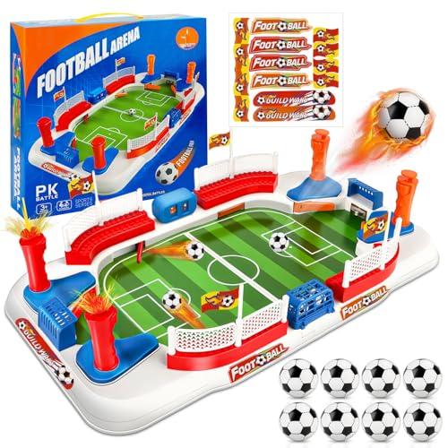 BuntWunder Mini Giochi da Calcio Balilla, Giocattolo da Tavolo da Calcio per Due, Calcetto Giochi da Tavolo Interattivo, Maschio Biliardino da Casa, Maschio Biliardino da Casa Regalo Bambino 3 anni