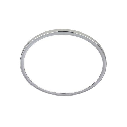 BRILONER - Plafoniera bagno LED a luce indiretta, piatta, protezione IP54 da polvere e spruzzi d'acqua, plafoniera led soffitto bagno, plafoniera cucina, 29,3x2,8 cm, cromato