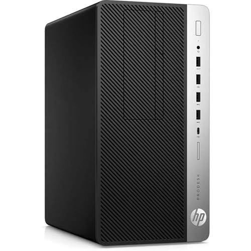 HP PC Computer Desktop Torre ProDesk 600 G5 Tower, Processore core i7-9700, Memoria Ram 16GB DDR4, Disco SSD 512GB, Windows 11 Pro (Ricondizionato)