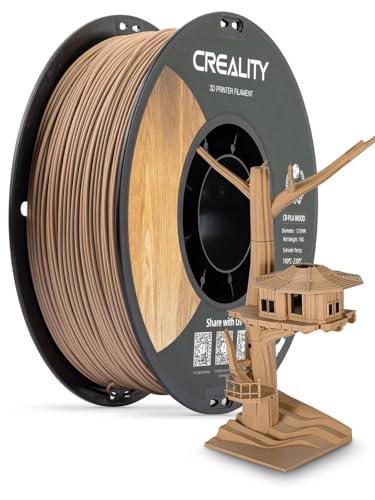Creality PLA Filamento a Stampante 3D Printer Silk Shiny PLA Filament 1.75mm +/-0.02mm, 3D Printing Filament 1KG/2.2lb (Legno)