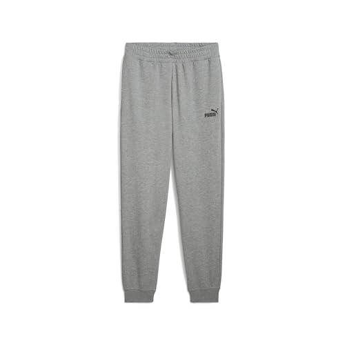 PUMA Ess No. 1 Logo Sweatpants TR cl, Pantaloni Lavorati a Maglia Uomo, Medium Gray Heather, S