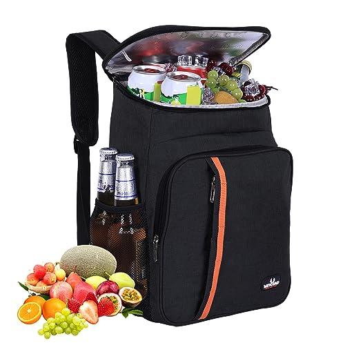 23L Zaino termico frigo, borsa frigo termica Porta Pranzo Zaino frigo termico portatile,mantiene il cibo caldo o freddo, gita di un giorno al parco, picnic, barbecue, eventi