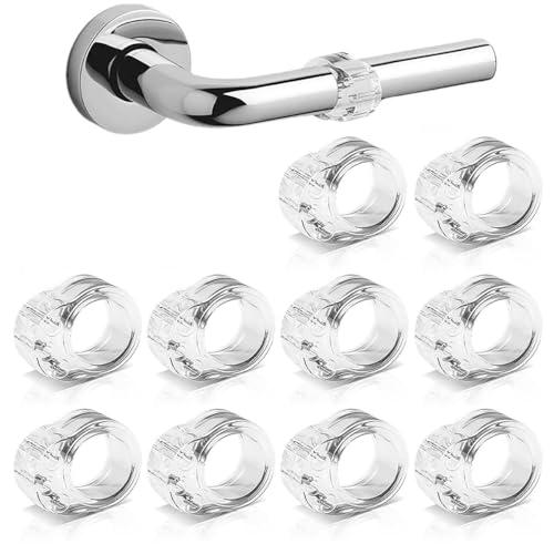 Fermaporte per maniglie in PVC fermaporta maniglia ferma finestra,10 pezzi porte interne ferma anello silicone ferma porta gommini paracolpi Protezione per porte da interno
