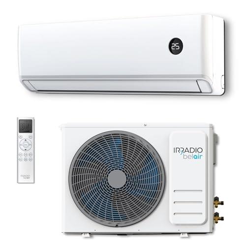 ALASTOR 9, Condizionatore Inverter 9000 BTU con Pompa di Calore, Gas R32, Classe A++/A+, Telecomando LCD Wireless, Display LCD, Filtri Lavabili, Timer Programmabile
