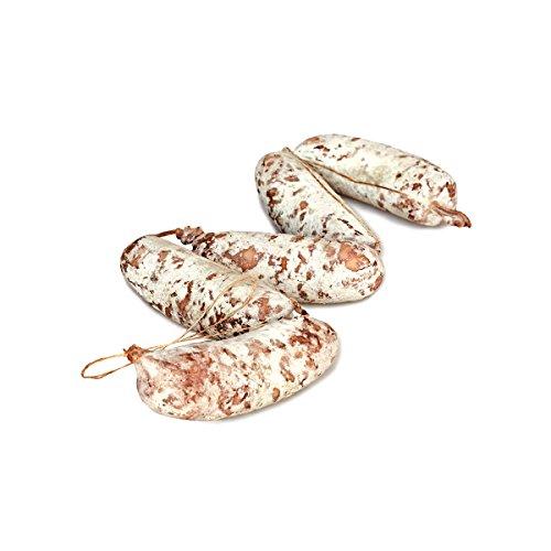 Salamino Contadino Salumi Pasini® | Poco Stagionato | 5 Pezzi | 650 gr | Carne 100% Italiana | Senza Glutine e Lattosio