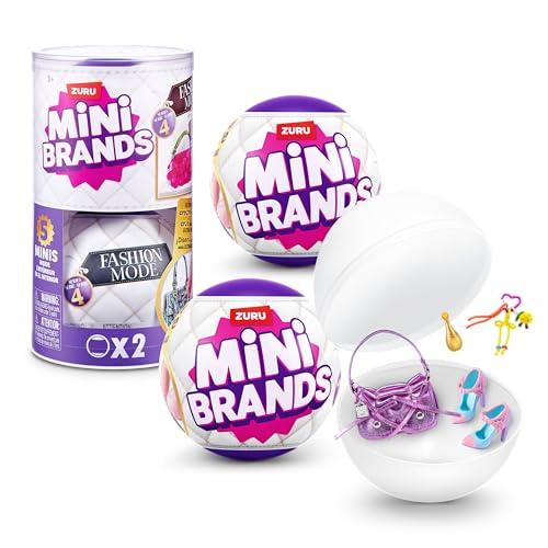Mini Brands Fashion Series 4 2 Pack by ZURU: Giocattolo unboxing collezionabile con 5 mini borse misteriose, scarpe, accessori. Oltre 80 stili da collezionare. Per bambini 3+, adolescenti, adulti.