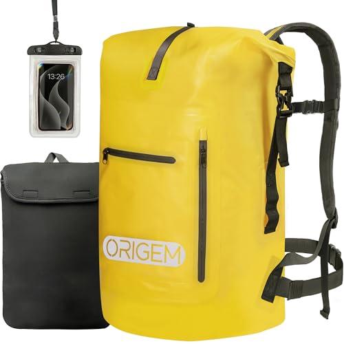 Origine Zaino Impermeabile Roll-Top Dry Bag 35L/55L/85L Custodia Laptop Kayak Nautica Pesca Nuoto Campeggio