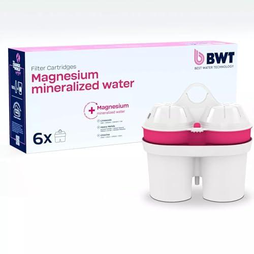 BWT Magnesium Mineralizer Filtro con Tecnologia Brevettata Confezione 6 Filtri per caraffe filtranti