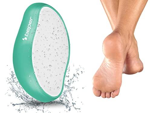 BEPER C301ABE200 Raspa Piedi Professionale in Micro Cristalli di Vetro Perfetta per la Pedicure Dopo Pediluvio