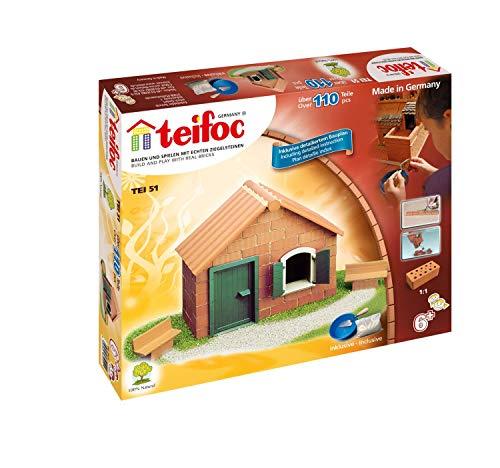 Teifoc- Principianti Casa 2700051-Casetta: Base, Colore Brown, Casetta da giardino, T51