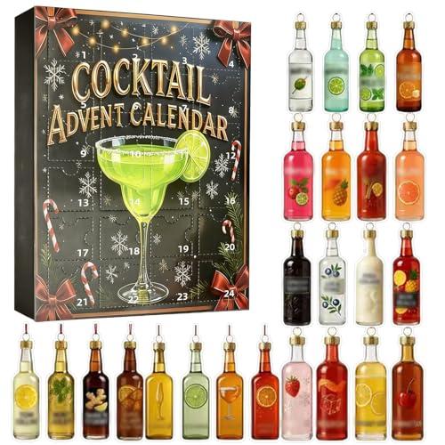 Calendario dell'Avvento 2D 2025,Decorazioni Natalizie in Acrilico 2D con 24 Giorni di,Advent Calendar 2025 24 Days,Quotidiano Attraverso il Mondo dei Sapori di Whisky