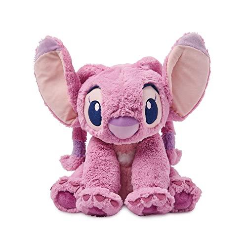 Disney Store Morbido peluche medio Angel, Lilo & Stitch, 38 cm, personaggio coccoloso realizzato con tessuto morbido e dettagli ricamati, adatto a tutte le età