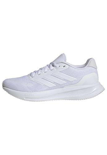 adidas Donna Runfalcon 5 Running Shoes, Cloud White/Cloud White/Cloud White, 38 EU