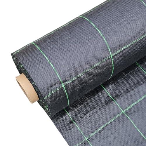 Rete Telo Pacciamatura 100 Gr/Mq L. 100 mt. in Varie Misure Pacciamante Antialaga Antierbacce Nero Telo per Orto, Giardino, Tessuto Permeabile all'Acqua, Barriere Contro Le Infestanti (1,05m x100m)