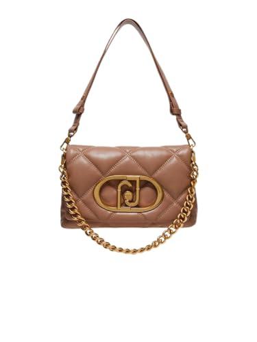 LIU JO Borsa a tracolla comoda, versatile e capiente, dal tessuto trapuntato matelassé, con chiusura con patta calamita. Presenta tasche interne di cui una con zip. Dispone di due tracolle, una a cate