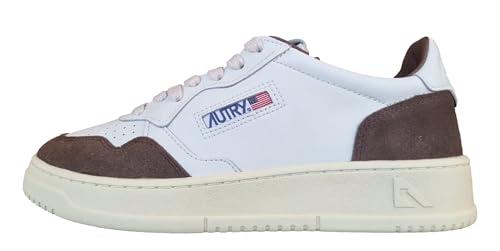 AUTRY Medalist Scarpe Sneakers da Uomo in Pelle e camoscio FT05 Bianco e tund (Sistema Taglie Calzature EU, Adulto, Numero, Media, 40)