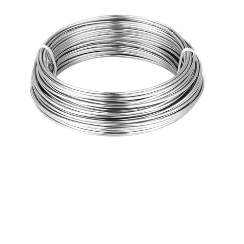 Filo in acciaio inox Ø2,0 mm, 20 m, 316, filo per bricolage e fai da te, lunghezza 20 m