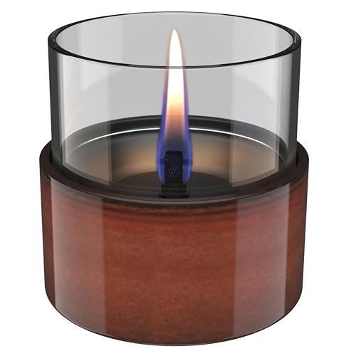 Tenderflame - Candela da tavolo ricaricabile Aster 10 Reactive Glaze - Ambra