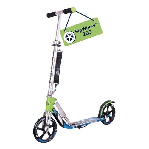 Cityroller / Alu Scooter Hudora Big Wheel 205 grün/blau
