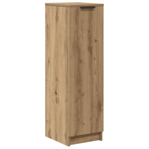 vidaXL Scarpiera Rovere Artigianale 29,5x35x100,5 cm in Truciolato, Mobile Porta Scarpe, scarpiera in Legno, mobiletto per Scarpe