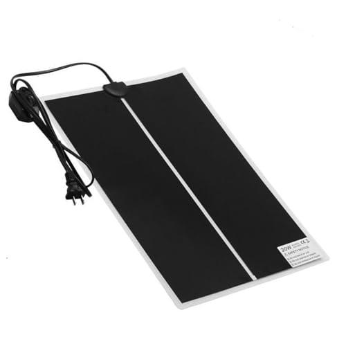 SIGANDG Tappetino riscaldante per terrario Tappetino riscaldante per rettili Heating Mats for Reptiles per lucertole, Tartarughe, scorpioni, gechi e Altri Anfibi（20w 42 * 28cm）