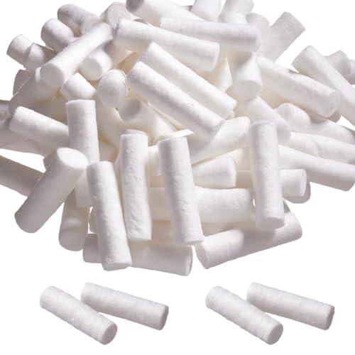 YUVKIN 100 Pezzi Rotoli di Cotone Super Assorbenti per Dentisti, Batuffoli di Cotone Odontoiatrici per Bambini e Adulti