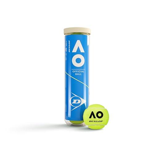 DUNLOP Pallina da tennis Australian Open, per sabbia, campo duro e erba, 4 palline
