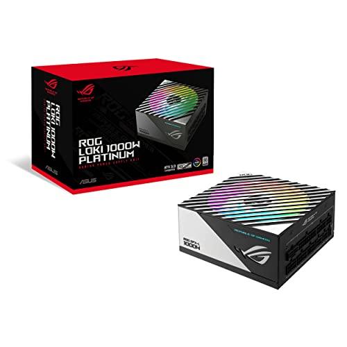 ASUS ROG Loki SFX-L 1000W Gaming Alimentatore modulare, certificato 80+ Platinum e Lambda A, ventola ARGB PWM, Aura Sync, compatibile ATX 3.0 e PCIe 5.0