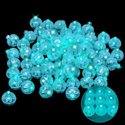 120 Pezzi Mini LED Palloncini Luci,Rotondo Lampada a Palloncino,Mini Led Lanterne di Carta,Lampada a Palloncino Colorate per Matrimonio Compleanno Halloween Festa di Natale Capodanno Decorazione