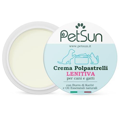 PetSun Crema Polpastrelli Cane - Balsamo Zampe Cani e Gatti - Cicatrizzante Protettiva Lenitiva Naturale - Accessori Gatto 50 ml - Made in Italy