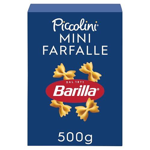 Barilla Pasta Mini Farfalle Piccolini, Pasta Corta di Semola di Grano Duro 100% Italiano, 500 gr