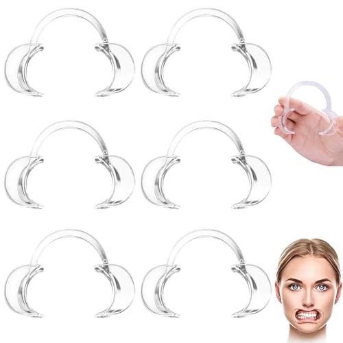 Divaricatore Guancia, 6 Pezzi Boca Dental Opener, Divaricatore per la Bocca Dental C-Forma Boca Dental Opener Sbiancamento dei Denti