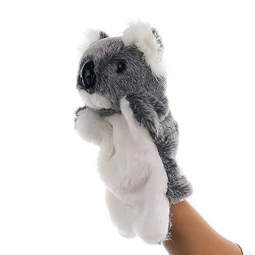 LOMTRATS Cane Coniglio Elefante Colomba Drago Capra Koala Panda Orso Pecora Mucca Marionette a Mano Animali di Peluche Giocattoli per Giochi di Imitazione Fantasiosi Racconti Regali per Bambini