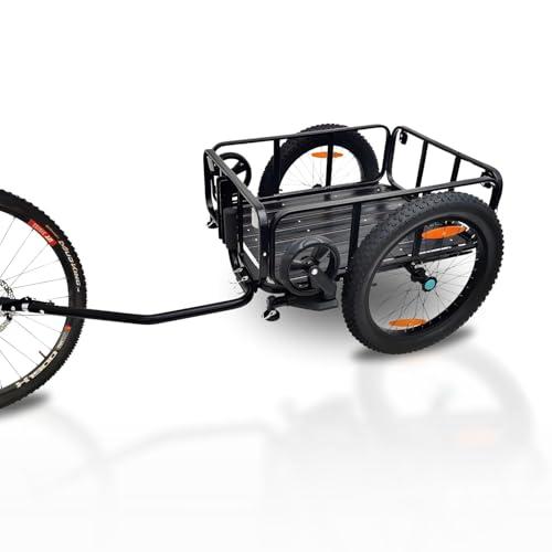 Rimorchio per bicicletta 2 in 1 – Red Loon in alluminio BAC502 – 100 litri – pneumatici extra larghi da 20