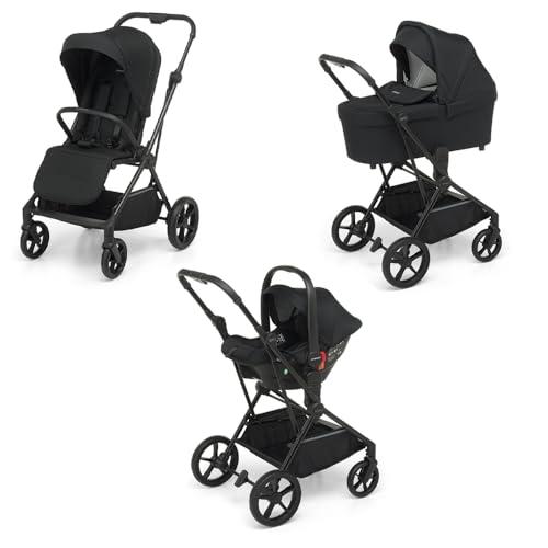 Foppapedretti Spritz I-Size, Sistema Modulare Combinato per Bambini, Navicella Passeggino e Seggiolino auto I-Size, Licorice