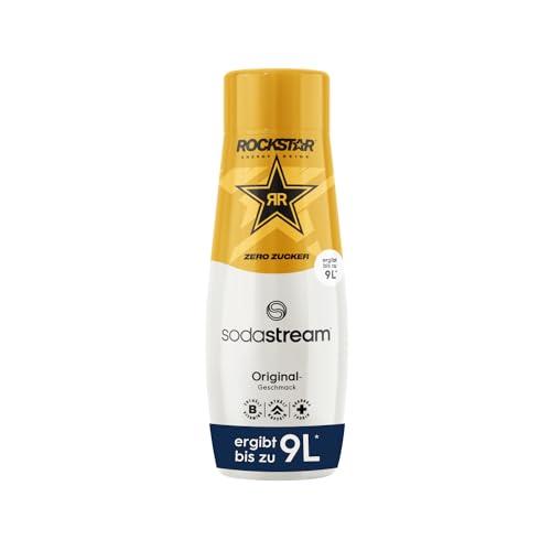 SodaStream Sciroppo Rockstar Original Zero – 1 flacone produce 9 litri di bevanda pronta, preparato in pochi secondi e sempre fresco, 440 ml