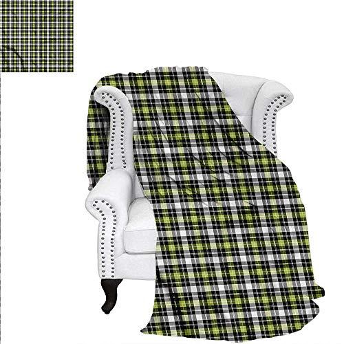 RenteriaDecor Coperta Plaid, Motivo Geometrico British Coperta 70