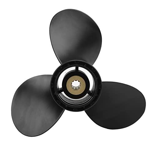 KIMISS 3 Pale Barca Motore 10 Scanalature Denti Rotazione Destra Passo 10 Pollici per Motori Fuoribordo