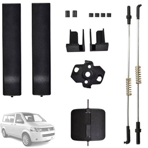 Twowinds - Maniglia Finestrino Scorrevole 7H0847781B Compatibile con VW T5 Transporter Caravelle Multivan (2003-2015) T6 (dal 2015) - Lato Posteriore Sinistro o Destro - Manovella per finestrino
