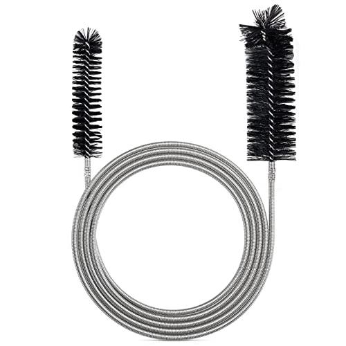 Tubo di alimentazione flessibile spazzola di pulizia sottile foro di scarico strumento di pulizia tubo tubo spazzola di pulizia colore nero