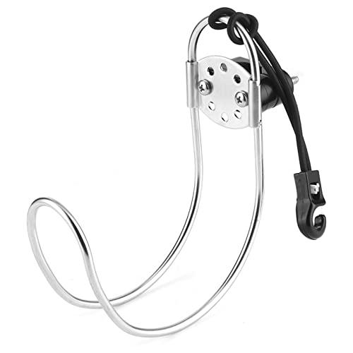 AYNEFY Staffa a Ferro di Cavallo, Supporto per Anello Nuoto in Acciaio Inossidabile 4,5 Pollici Staffa per Boa per Nave Staffa per Anello Salvagente Supporto a Ferro di Cavallo per Nave Barca per Ya