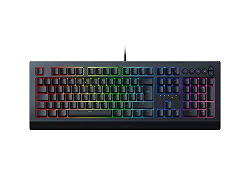 Razer Cynosa V2 - Tastiera da Gioco a Membrana (Tastiera con Tasti soft spring-loaded, Tasti Multimediali, Gestione dei cavi, Programmabile, Illuminazione RGB) QWERTY Tastiera Italiana | Nero